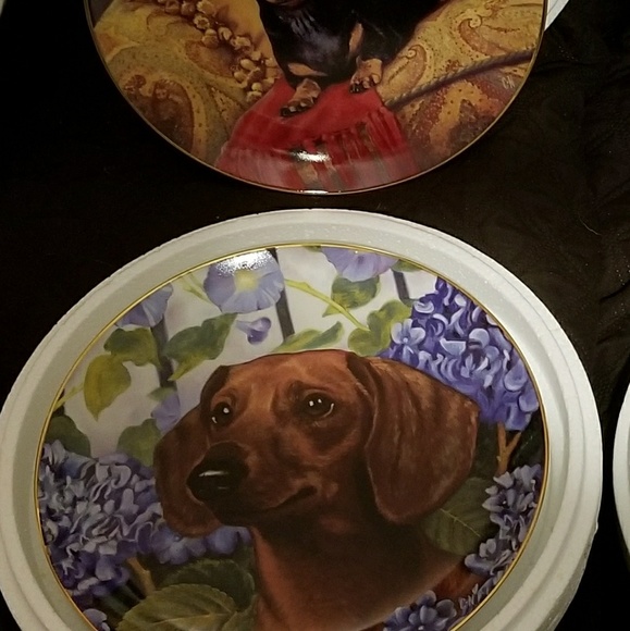 Danbury Mint Dachshund Plates $25 each plate - Picture 2 of 8